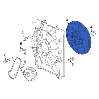 Honda OE - A/C Condenser Fan Blade