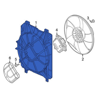Honda OE - A/C Condenser Fan Shroud