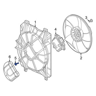 Honda OE - Engine Cooling Fan Motor Screw