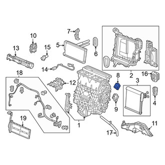 Honda OE - HVAC Defrost Mode Door Actuator
