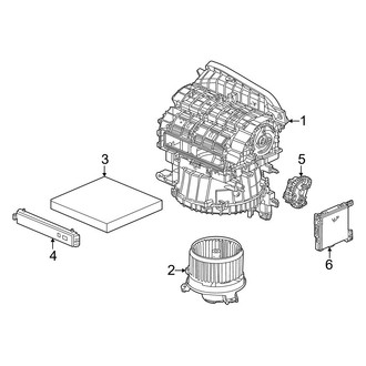 Honda OE - Air Conditioner & Heater - Blower Motor & Fan