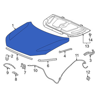 Honda OE - Front Hood Panel