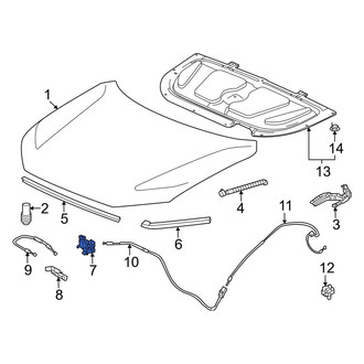 Honda OE - Front Hood Latch
