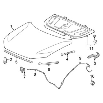 Honda OE - Hood & Components (PLUG-IN FUEL CELL EV (PFCEV))