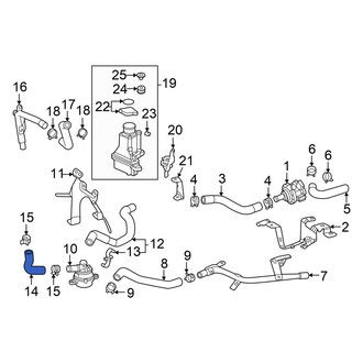 Honda OE - Engine Coolant Pipe