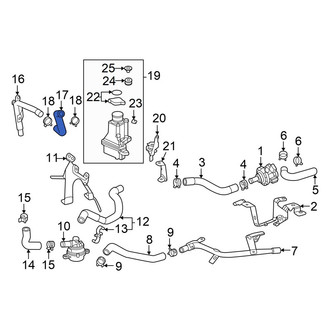 Honda OE - Drive Motor Battery Pack Coolant Hose