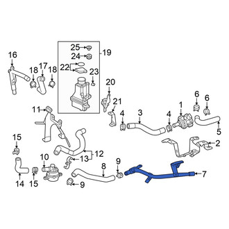 Honda OE - Drive Motor Battery Pack Coolant Hose