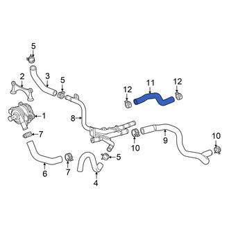 Honda OE - Drive Motor Inverter Coolant Line
