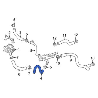 Honda OE - Drive Motor Inverter Coolant Line