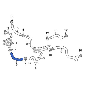 Honda OE - Drive Motor Inverter Coolant Line