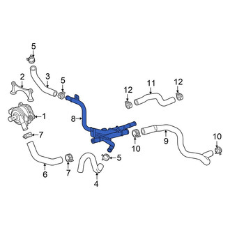Honda OE - Drive Motor Inverter Coolant Line Adapter