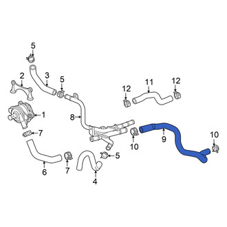 Honda OE - Drive Motor Inverter Coolant Line