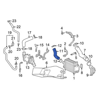 Honda OE - Intercooler Pipe
