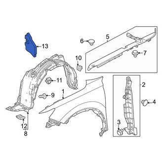 Honda OE - Front Right Fender Insulator