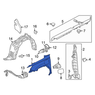 Honda OE - Front Right Fender