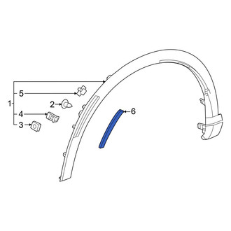 Honda OE - Front Left Reflector Panel