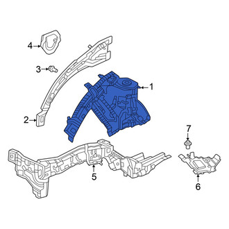 Honda OE - Front Right Fender Apron Assembly