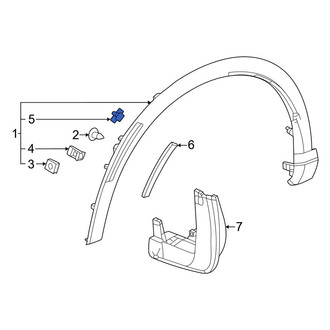 Honda OE - Wheel Arch Molding Clip