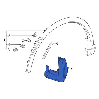 Honda OE - Front Mud Flap Kit
