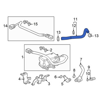Honda OE - Drive Motor Battery Pack Coolant Hose