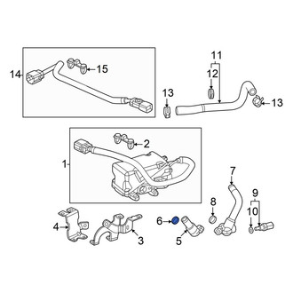 Honda OE - Drive Motor Battery Pack Coolant Hose O-Ring