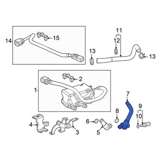 Honda OE - Drive Motor Battery Pack Coolant Hose