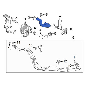 Honda OE - Drive Motor Battery Pack Coolant Hose