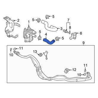 Honda OE - Drive Motor Battery Pack Coolant Hose