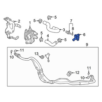 Honda OE - Drive Motor Battery Pack Coolant Hose Adapter