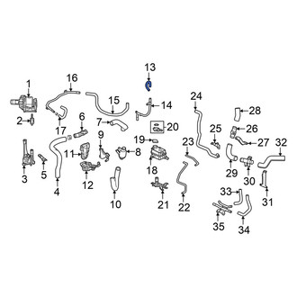 Honda OE - Engine Coolant Pipe