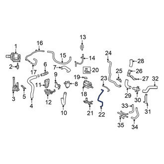 Honda OE - Engine Coolant Pipe