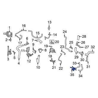 Honda OE - Engine Coolant Pipe