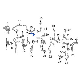 Honda OE - Engine Coolant Pipe
