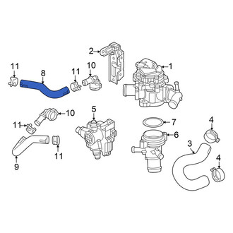 Honda OE - Engine Coolant Pipe
