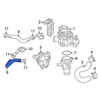 Honda OE - Engine Coolant Pipe