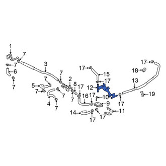 Honda OE - Engine Coolant Pipe