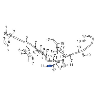 Honda OE - Engine Coolant Pipe