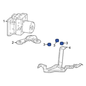Honda OE - ABS Modulator Insulator