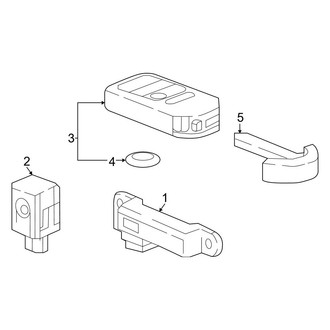 Honda OE - Electrical - Keyless Entry Components