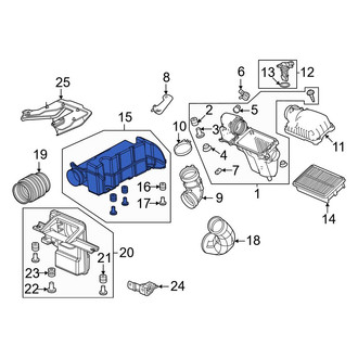 Honda OE - Engine Air Intake Resonator