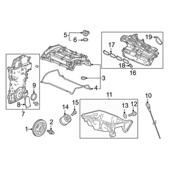 Honda OE - Engine / Transaxle - Engine Parts (Hybrid Sport / Hybrid Sport Touring)