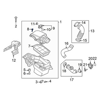 Honda OE - Air Filter Housing Bolt