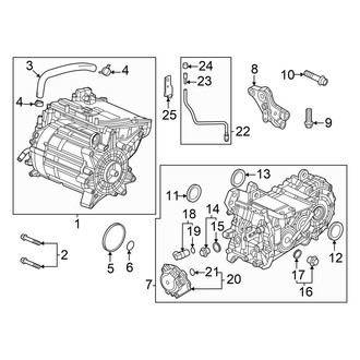 Honda OE - Engine / Transaxle - Motor & Components (PLUG-IN FUEL CELL EV (PFCEV))
