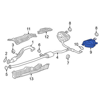 Honda OE - Rear Exhaust Muffler