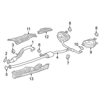 Honda OE - Exhaust System - Exhaust Components