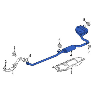 Honda OE - Front Exhaust Muffler
