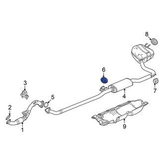 Honda OE - Exhaust System Hanger