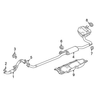 Honda OE - Exhaust System - Exhaust Components