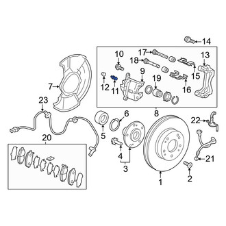 Honda OE - Front Brake Bleeder Screw