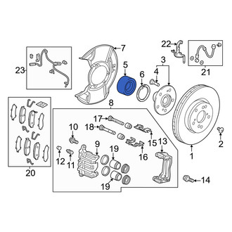 Honda OE - Front Wheel Bearing